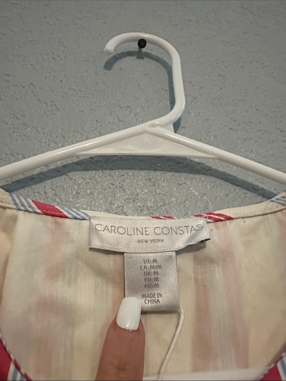 New Caroline Constas French Striped Maxi Dress - Picture 5 of 7